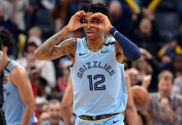  莫兰特高难度拉杆上篮，灰熊末节逆转马刺